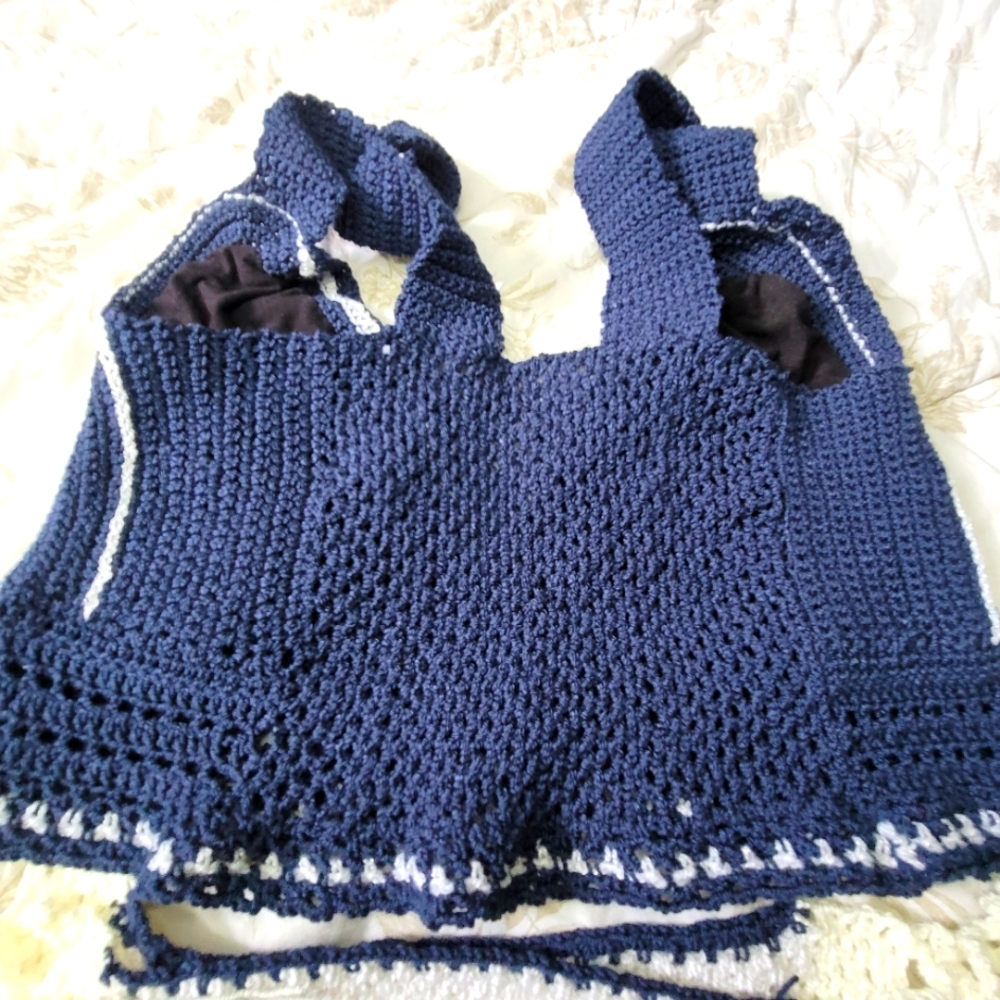 CROCHET BIKINI.  ALIZE THREADS.  LINED.  CUSTOMIZABLE. - Picture 4 of 4